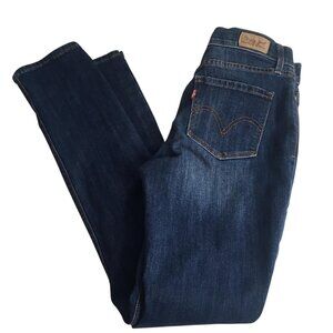 Levi's Jeans Womens 27x32 Dark Blue 525 Perfect Waist Straight Leg Denim sz 4 M